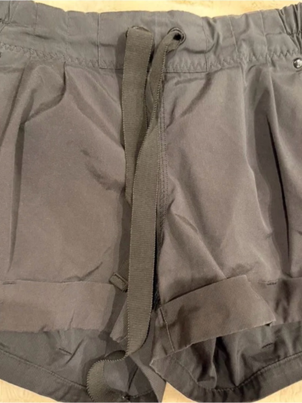 lululemon athletica Black Athletic Drawstring Shorts